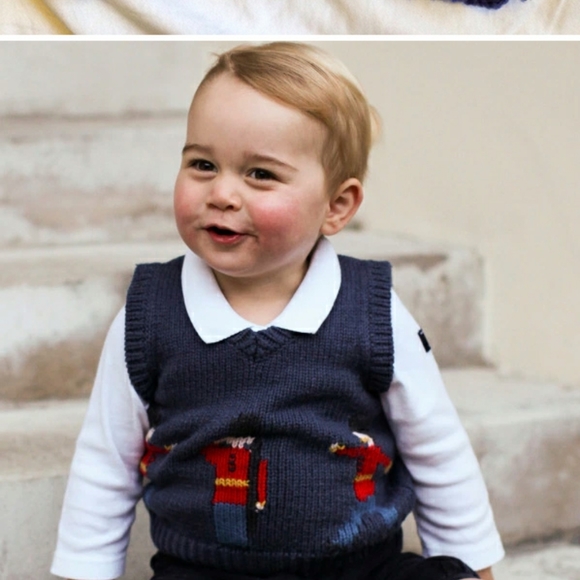 Vintage Christmas Baby Sweater Nutcracker Soldier - Picture 10 of 11